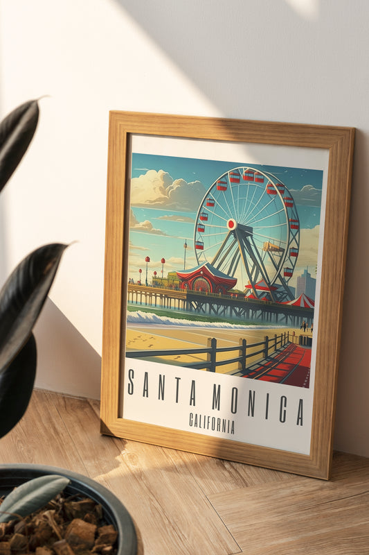 Santa Monica Pier Poster