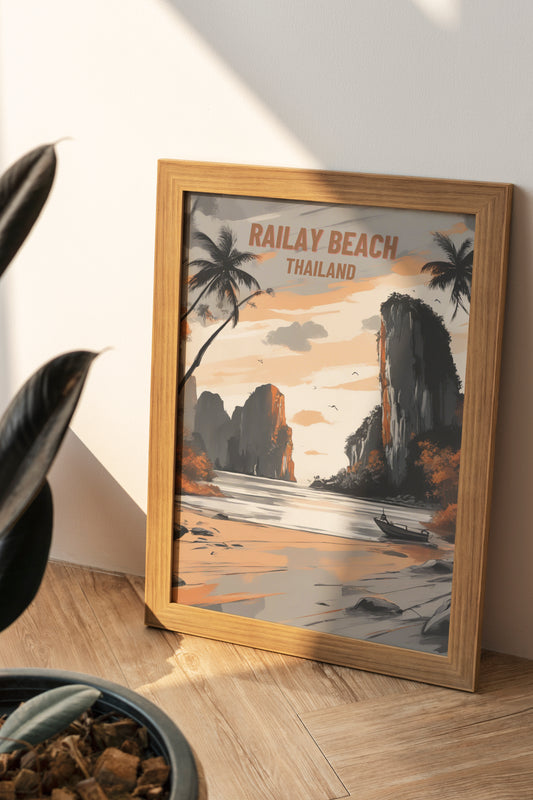 Railay Beach Poster