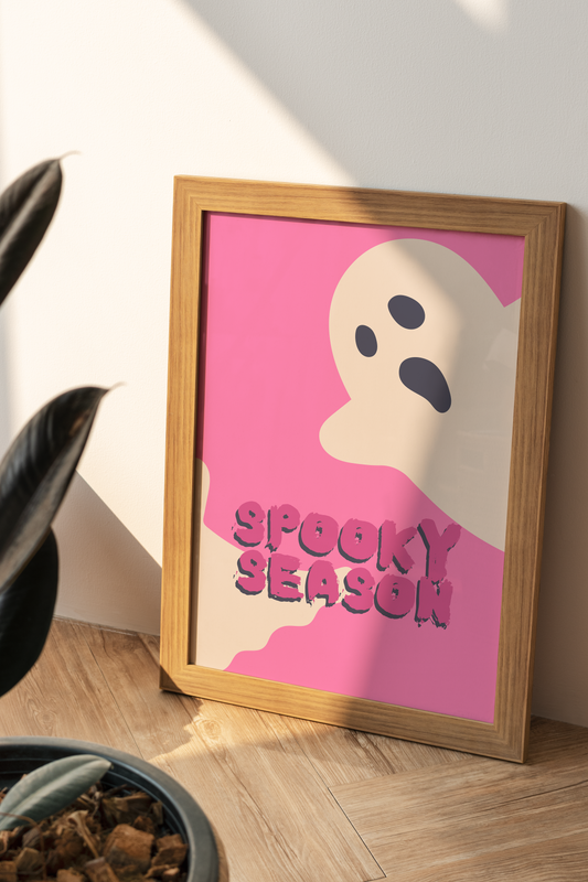 Spooky Season Ghost Poster