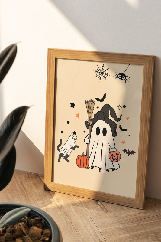 Ghost Costume Poster